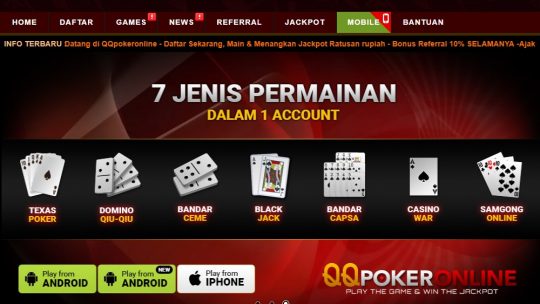 Judi Poker Online Sebagai Sumber Mata Pencaharian Baru